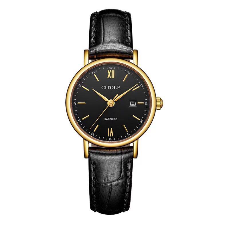 防水日历时尚情侣手表