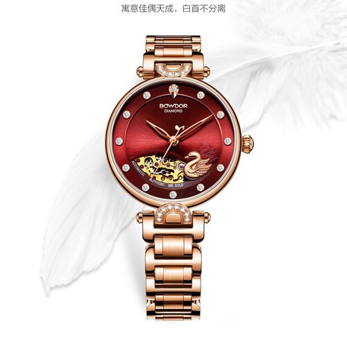 新款宝舵手表女士时尚镶钻