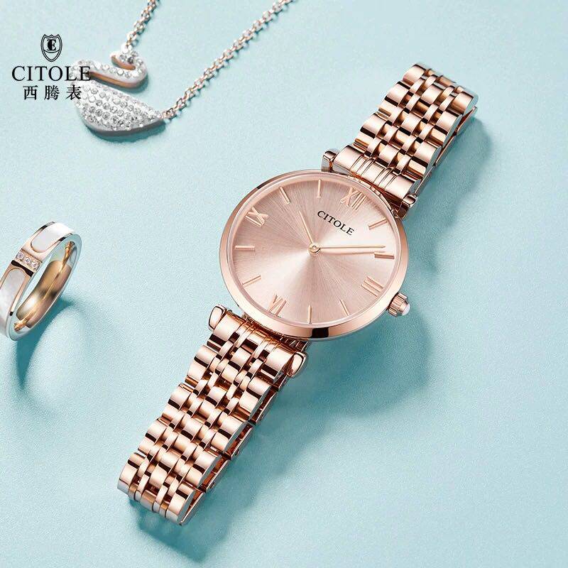 时尚休闲风防水超薄10013手表