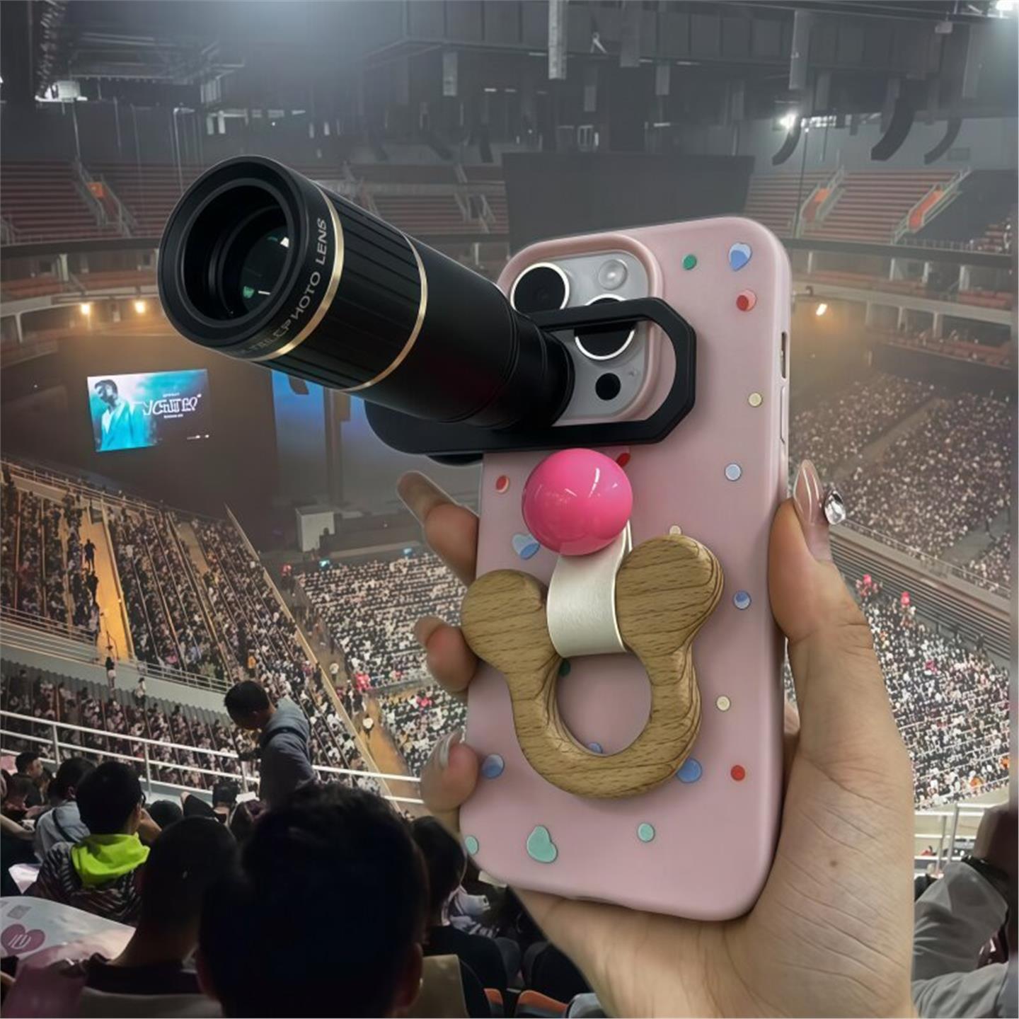 演唱会拍摄神器！长焦外置镜头高清摄像头望远镜高倍夜视摄影
