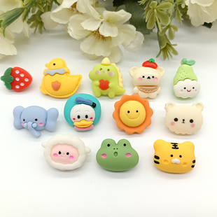 儿童纽扣婴儿衣服开衫外套卡通彩色扣子配件可爱宝宝毛衣动物纽扣