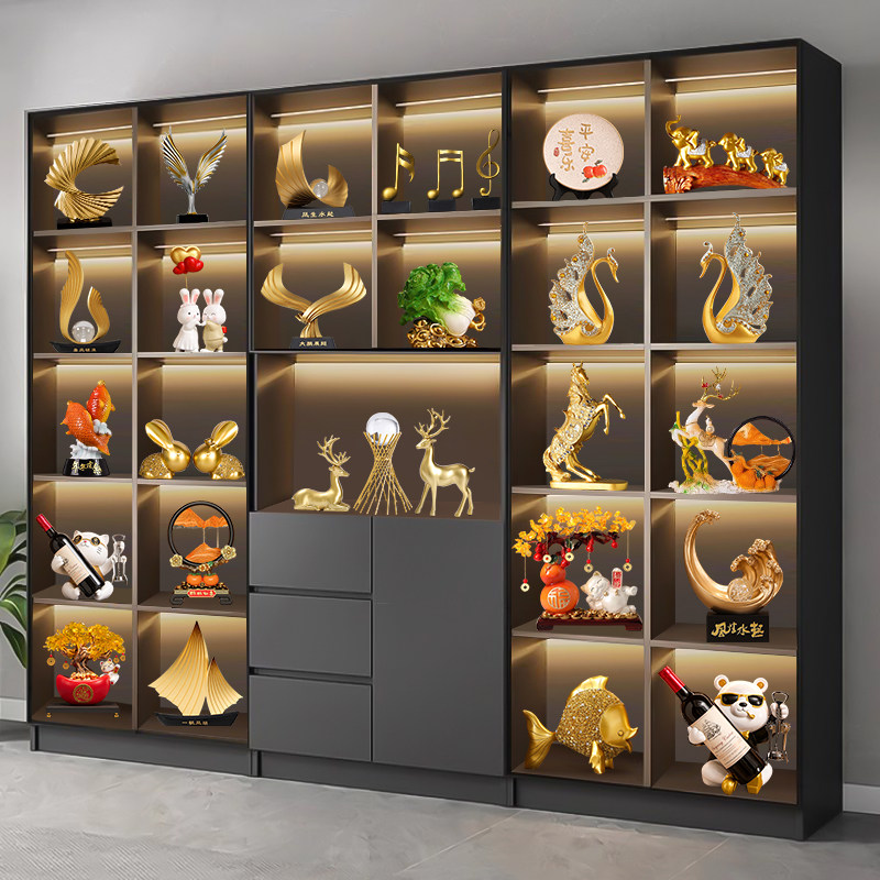 酒柜装饰摆件高级感客厅电视餐边柜办公室桌面展示柜摆设轻奢高档,家居饰品,装饰摆件,淘宝优惠券,粉丝福利购,淘宝优惠卷