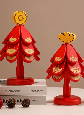 圣诞树隔热垫实木耐高温防烫垫