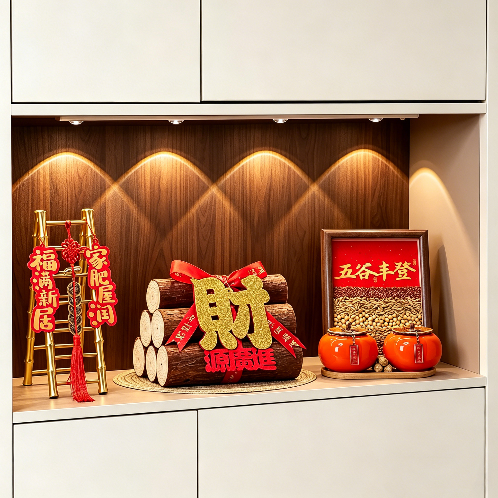 乔迁之喜入宅礼物全套新房搬家仪式用品新居布置必备五谷丰登摆件