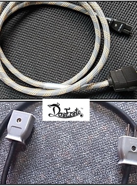 DIY KLOTZ美日标2芯二插八8字AC线 德klotz两孔极连接延长电源线