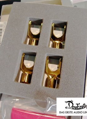 原装 日本古河 FURUTECH FP 203G 镀金 压接焊接 喇叭Y插音响Y插