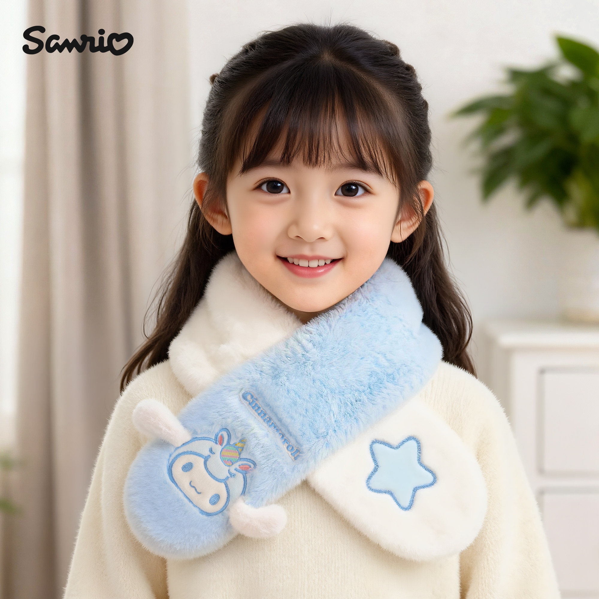 儿童耳罩围巾秋冬季新品库洛米防寒保暖毛绒耳暖女童女孩宝宝耳包,童装/婴儿装/亲子装,围巾,淘宝优惠券,粉丝福利购,淘宝优惠卷