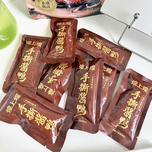 盒马代购 煌上煌手撕酱鸭茶油辣酱味追剧零食小包尝鲜装