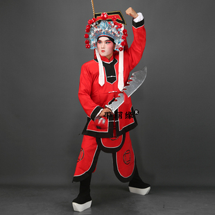 戏曲刽子手服装京剧武生刀斧手戏服打手兵衣龙套戏剧舞台装演出服