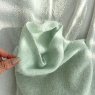 薄荷绿高领毛衣女款2025新款冬可外穿内搭打底衫软糯慵懒针织上衣