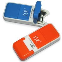 飚王 SSK 读卡器 读TF卡 micro SD TF读卡器 SCRS022 手机读卡器