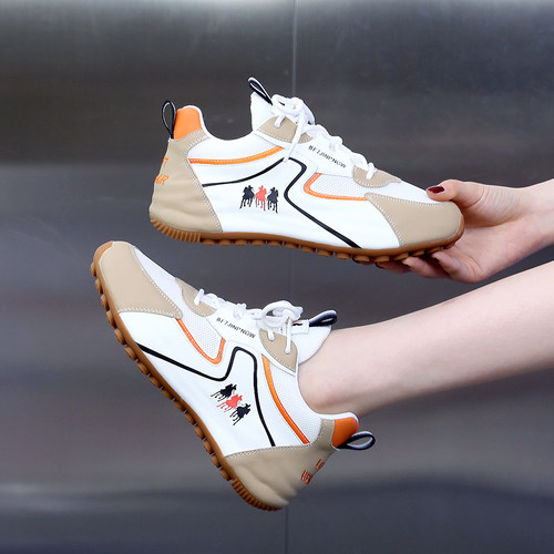 网面休闲运动鞋牛筋底软底防滑