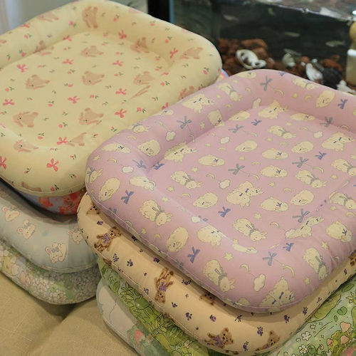 兔子趴趴垫防水带凉感侏儒兔方垫