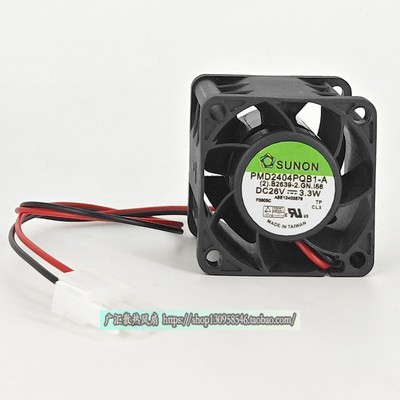 建准SUNON 4028 PMD2404PQB1-A DC26V 3.3W 电源变频器散热风扇