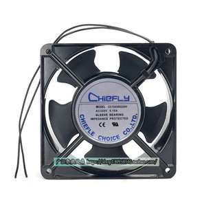 0.10A 全新CHIEFLY 機(jī)柜散熱風(fēng)扇 12CM 12038 CC12038S220H 220V