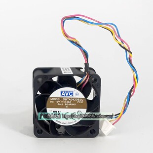全新AVC DBTA0420B2U 4020 12V 0.50A 4线PWM高速散热设备风扇