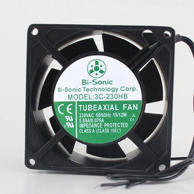 全新原装台湾百瑞Bi-sonic 3C-230HB 8038 230V 机柜散热风扇