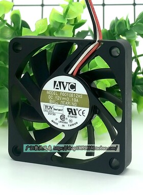 原装台湾奇宏AVC F6010B12HS 12V 0.19A 60*60*10MM 6CM 散热风扇
