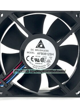 台达AFB0812SH FOO/ROO 12V 0.51A 8025 大风量 PWM温控机箱风扇
