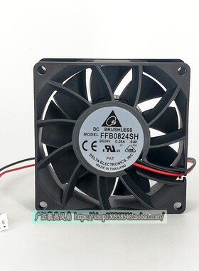 原装台达 FFB0824SH 24V 0.28A 8cm 8025 温控大风量风扇测速