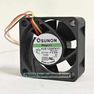4020建准SUNON 磁悬浮轴承风扇 KDE1204PKV1 12V 0.8W 静音大风量