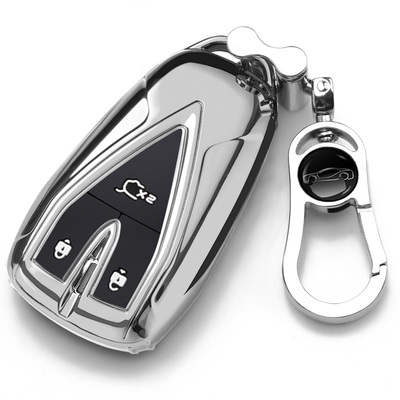适用长安CS55PLUS汽车23/24/25款第三代卓越/尊贵型钥匙包套扣壳