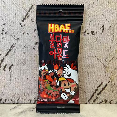 临期特卖 韩国进口BA蜂 火鸡味扁桃仁35g袋装 熟制坚果 休闲零食
