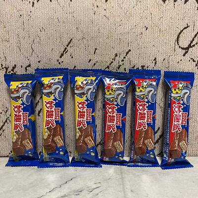 临期特卖 妙趣鲨巧克力味花生味威化饼干19g袋装 休闲零食威化