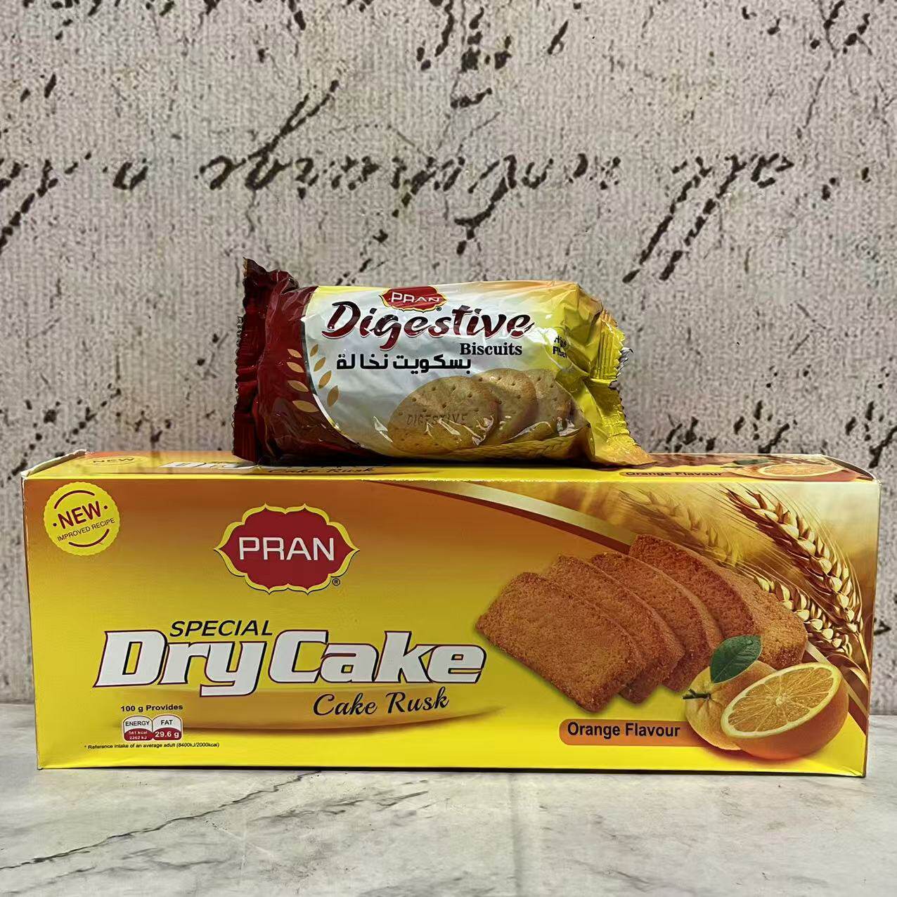 临期特卖 孟加拉国进口熊古屋香橙味面包干粗粮消化饼干100g袋装