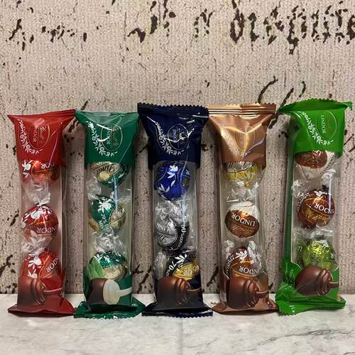 临期特卖 瑞士莲软心牛奶薄荷风味精选黑特选巧克力随享3粒装36g