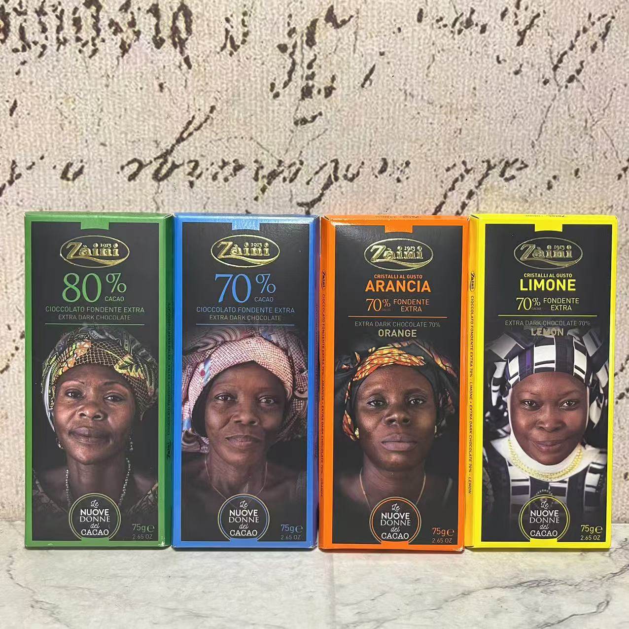 裸价特卖 意大利进口80%70%黑橙味柠檬味巧克力(可可女人系列)75g,零食/坚果/特产,巧克力制品,淘宝优惠券,粉丝福利购,淘宝优惠卷