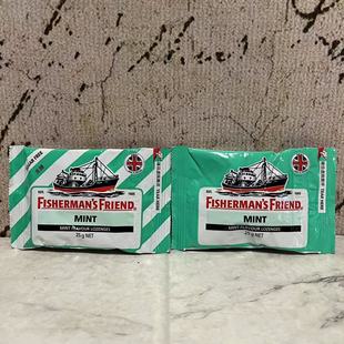 特价售卖 英国进口渔夫之宝薄荷味糖果特强润喉糖25g袋装休闲糖果