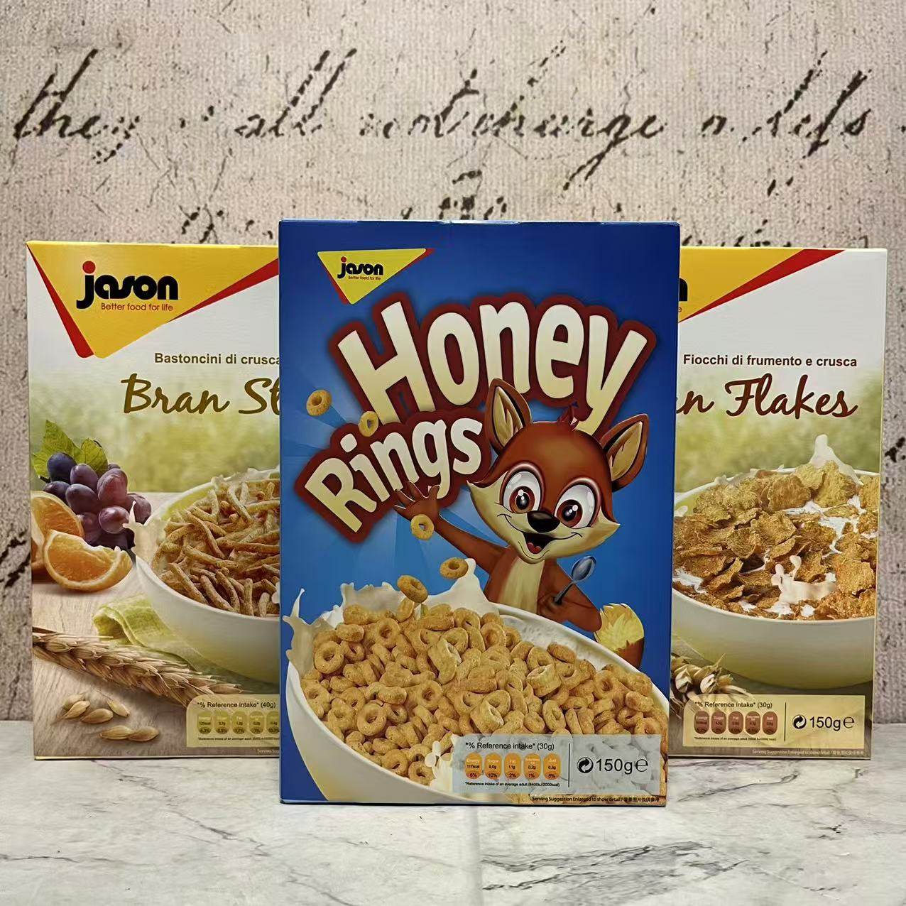 特价售卖 意大利进口捷森纤维全麦条全麦片蜂蜜麦圈150g 牛奶冲泡,咖啡/麦片/冲饮,多谷物麦片,淘宝优惠券,粉丝福利购,淘宝优惠卷