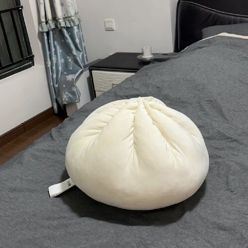 趣奇商店ins肉包抱枕小笼包子玩偶卧室沙发宿舍靠枕创意懒人抱枕