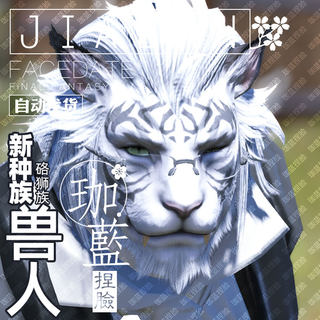 【珈蓝】最终幻想14 ff14捏脸数据 硌狮族狮子族 迷踪大猫 兽人虑