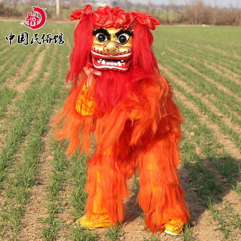 单人舞狮子,舞狮子人物,舞狮子_大山谷图库