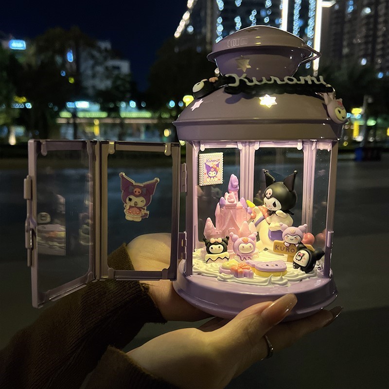 库洛米小夜灯三丽鸥玉桂狗手办摆