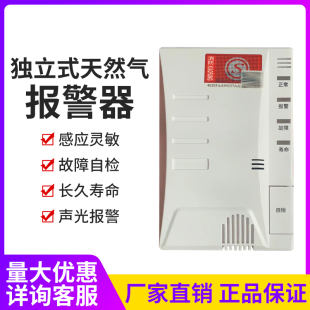 济南独立式气体探测器家用燃气报警器天然气液化气报