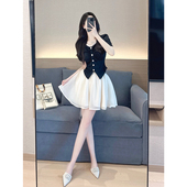 2024新款 夏装 搭配一整套时尚 气质名媛微胖显瘦今年流行两件套裙女