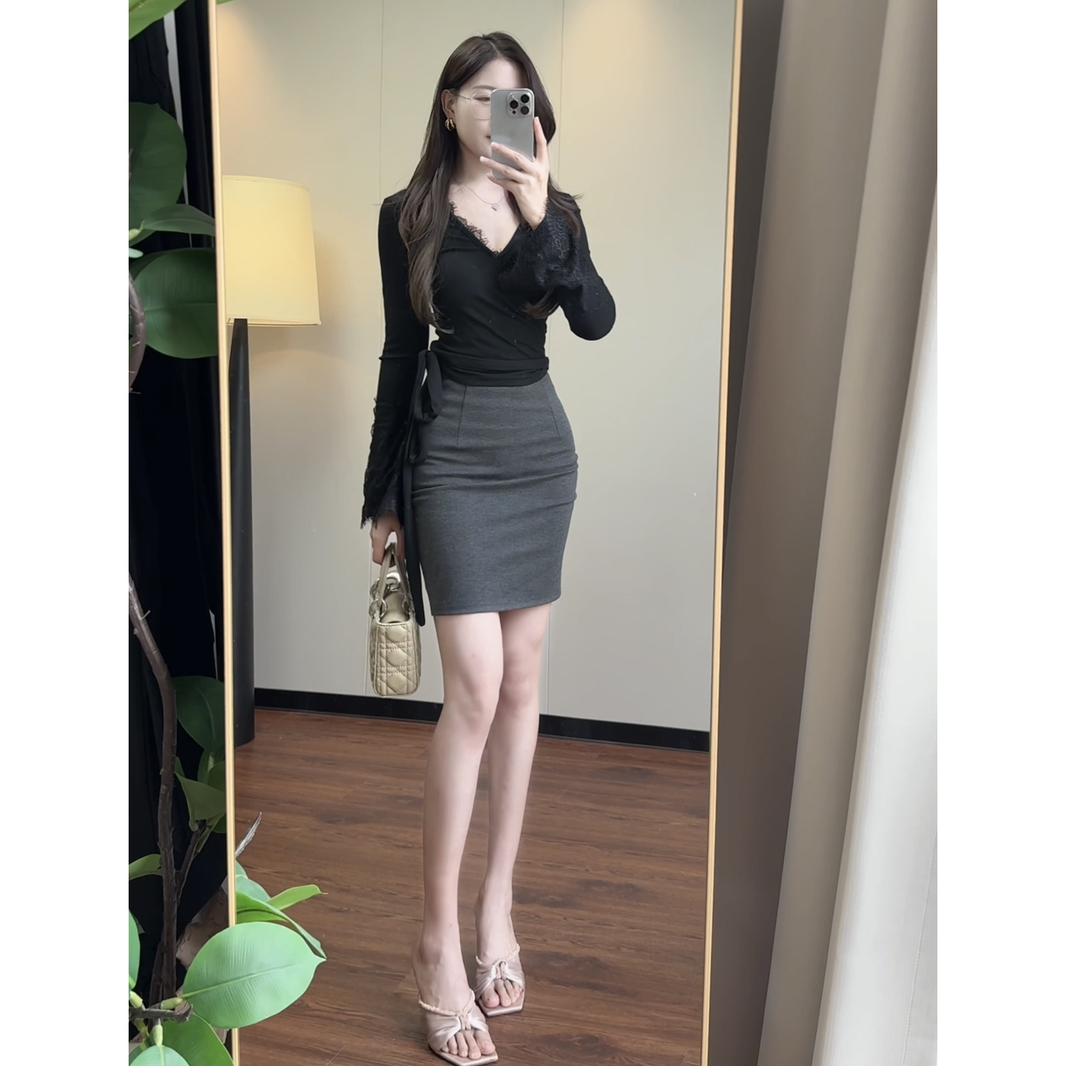 高智风气质名媛性感包臀半身裙