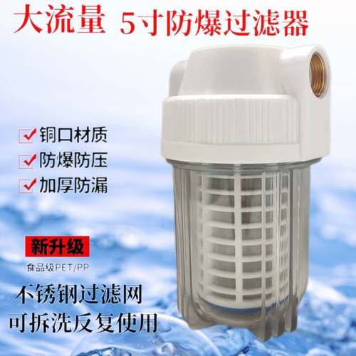 大流量防爆可拆卸不锈钢滤芯