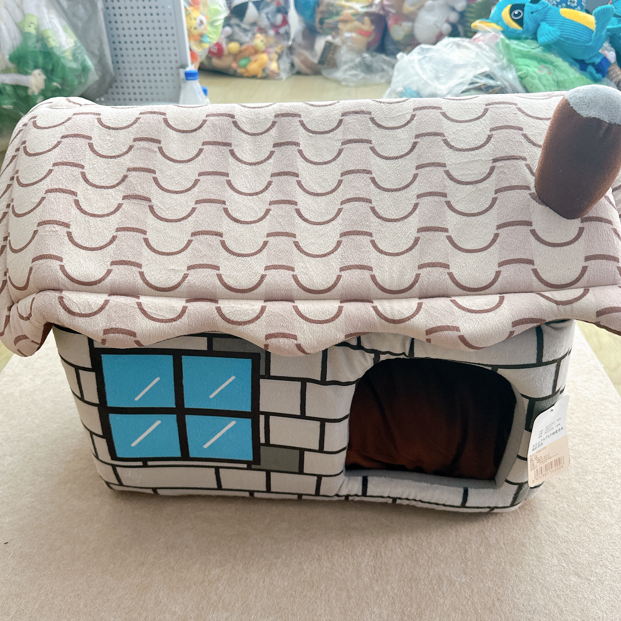 日本Kojima秋冬宠物窝垫猫窝狗窝房型窝民兵猫咪兵部房子窝躲猫猫