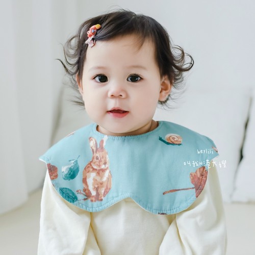 宝宝口水巾新生婴儿防吐奶小围嘴