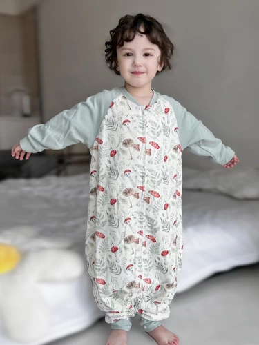 Детский спальный мешок, марлевый осенний брендовый лонгслив на четыре сезона
