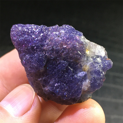堇青石原石水晶水晶摆件坦桑碧玺