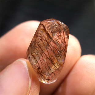 纯天然水晶黑金超七随形原矿原石吊坠黑金锂云母DIY手链手串散珠