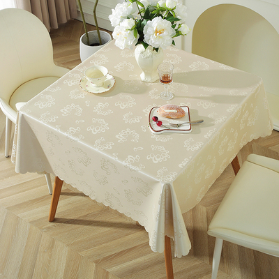 防烫免洗正方形台布PU皮轻奢