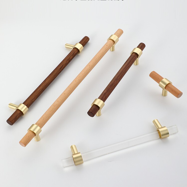 新款轻奢长款红木家具衣柜酒柜门拉手实心加长北欧现代实木小把手