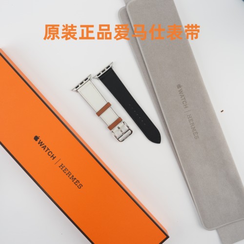 原装捡漏适用爱马仕表带头层牛皮