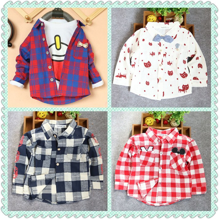 Chemise enfant à manche longue - Ref 2083239 Image 1